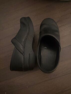 Black Slip-On Clogs dansko